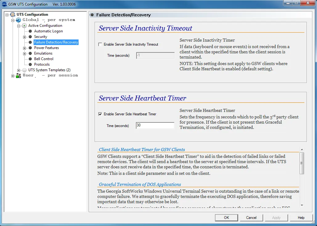 Failure Detection and Recovery