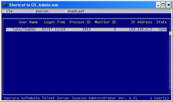 Description: gs_admin_sapusername